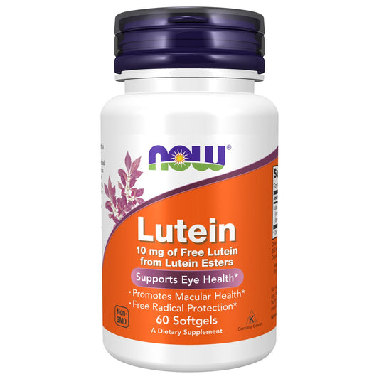 NOW Lutein 10 mg Softgels