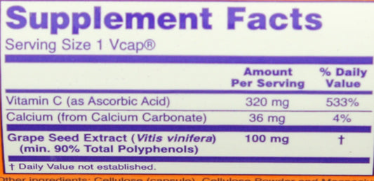 NOW Grape Seed 100 mg Vcaps
