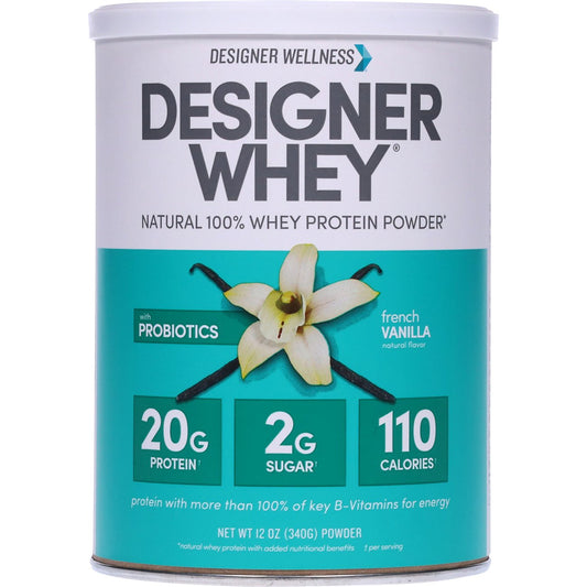 Designer Wellness Designer Whey 20g Protein Powder - French Vanilla