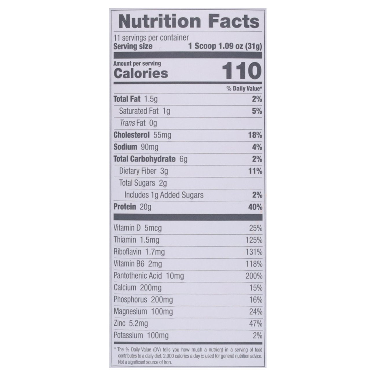 Designer Wellness Designer Whey 20g Protein Powder - French Vanilla