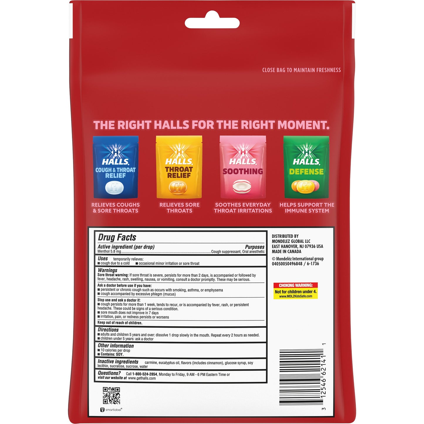 Halls Cherry Cough Drops