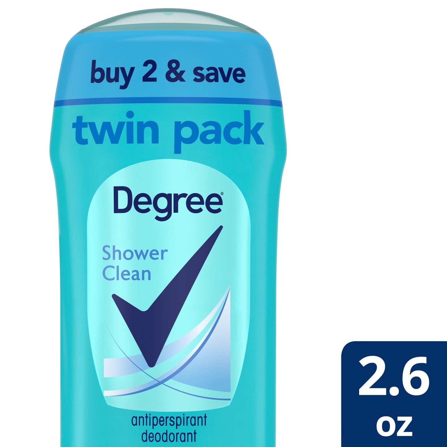 Degree 48 Hr Antiperspirant Deodorant - Shower Clean, 2.6 oz