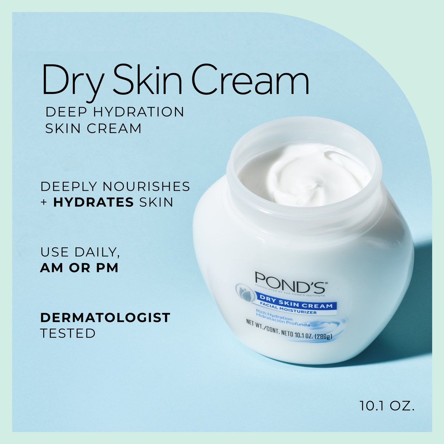 Pond's Dry Skin Moisturizing Face Cream for Deep Hydration