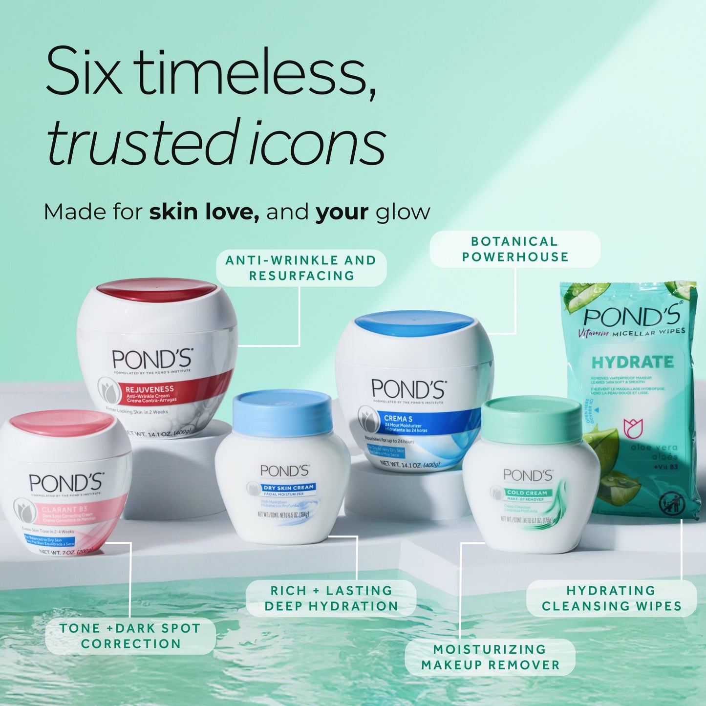 Pond's Dry Skin Moisturizing Face Cream for Deep Hydration