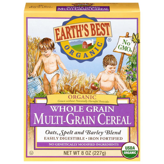 Earth's Best Organic Whole Grain Multigrain Cereal for Baby