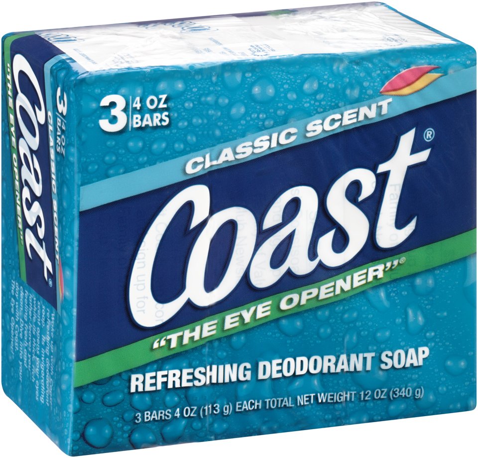 Coast Original Eye Opener Classic Pacific Force Scent Refreshing Deodorant Soap