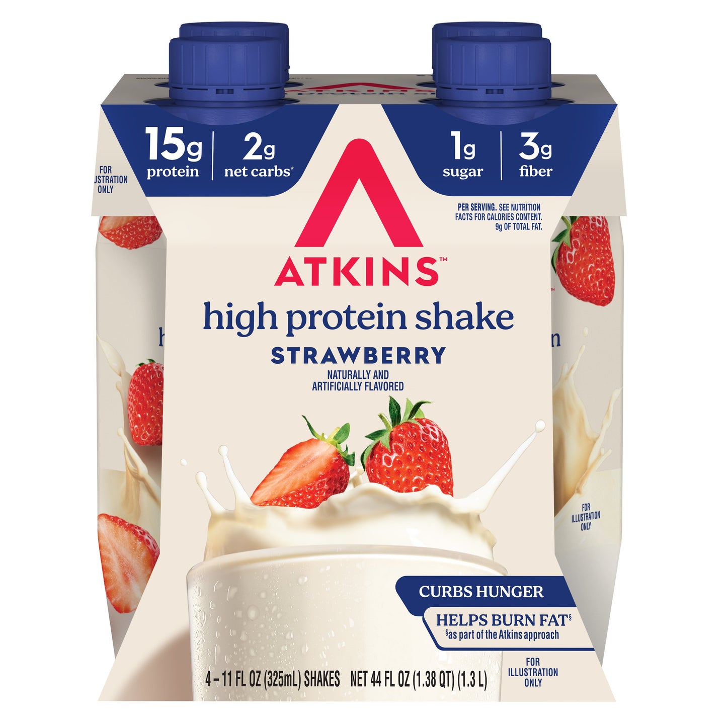 Atkins Strawberry Shake 4 pk