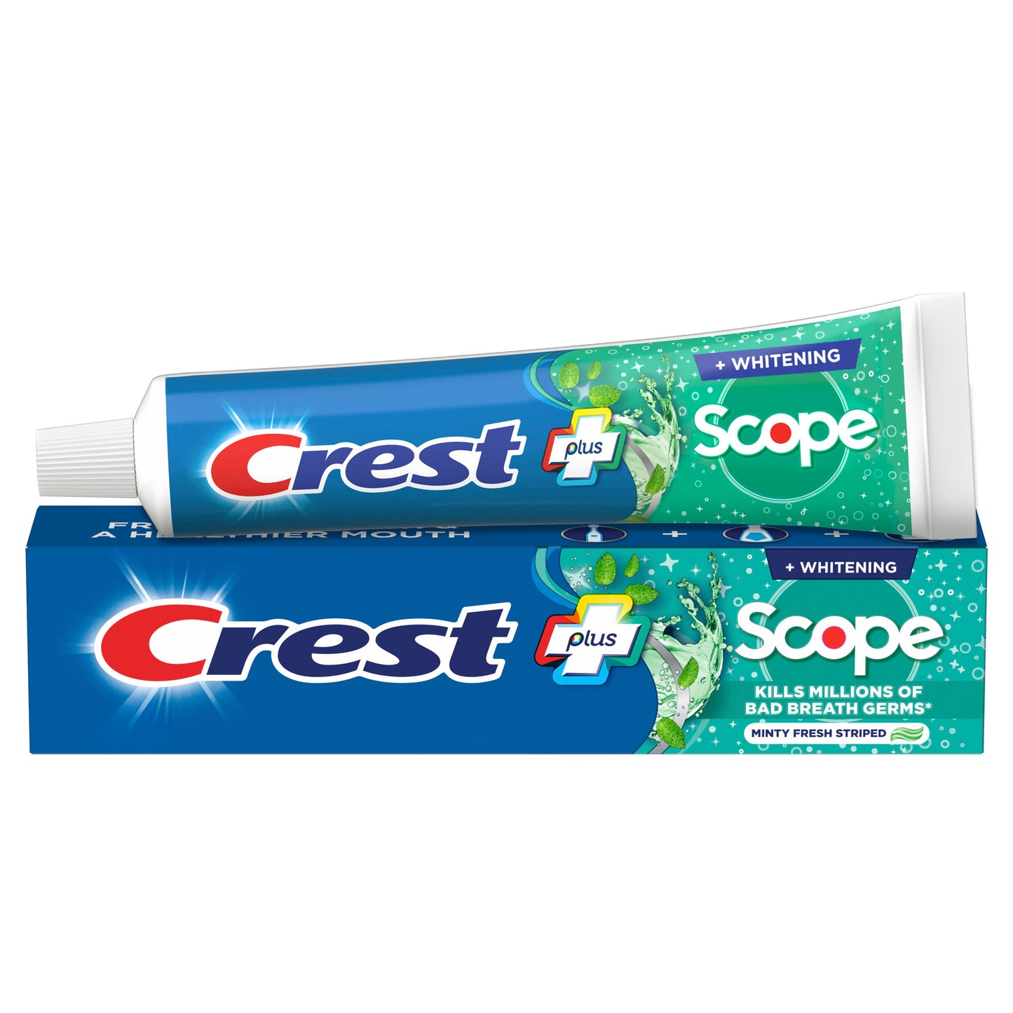 Crest Complete + Scope Whitening Toothpaste - Minty Fresh Striped
