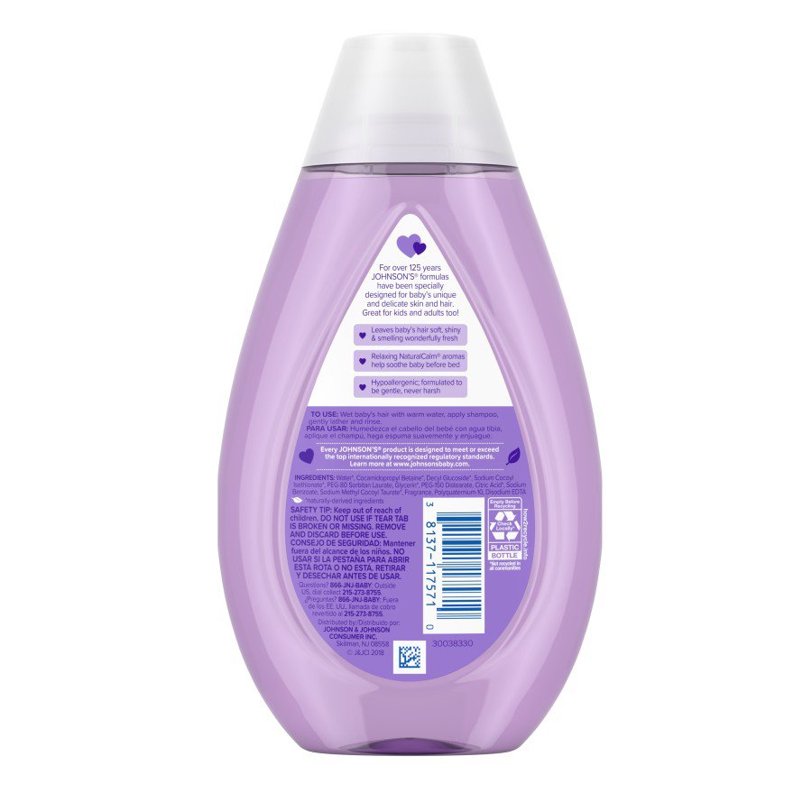 Johnson's Baby Calming Baby Hair Shampoo with NaturalCalm Scent