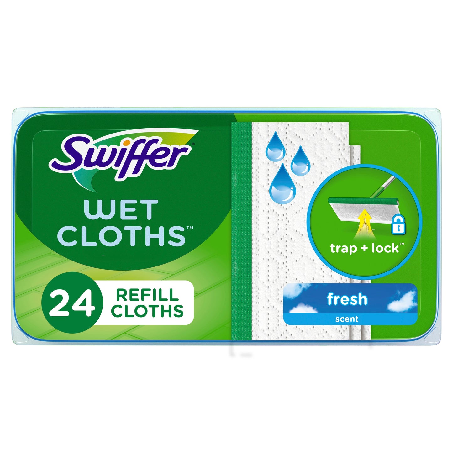 Swiffer Open Window Fresh Scent Wet Mopping Refills