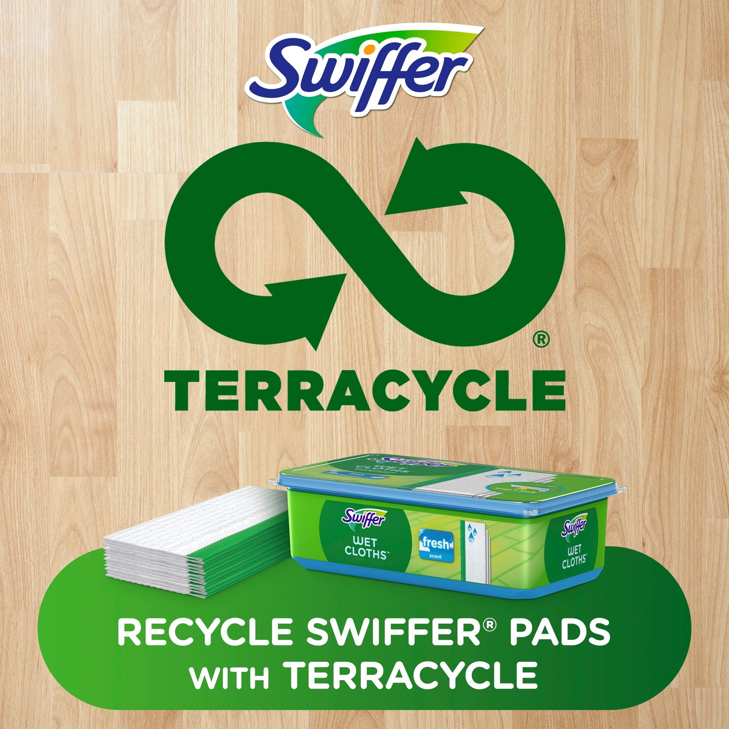 Swiffer Open Window Fresh Scent Wet Mopping Refills