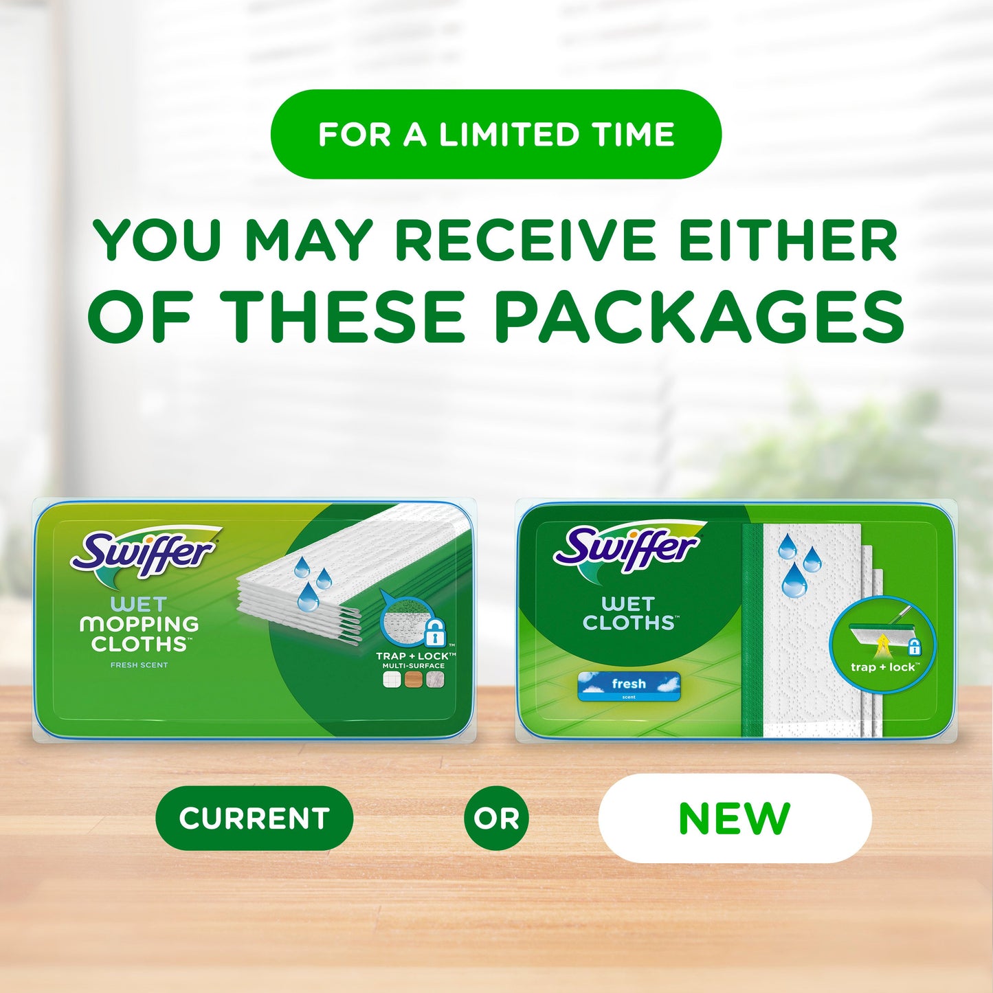 Swiffer Open Window Fresh Scent Wet Mopping Refills