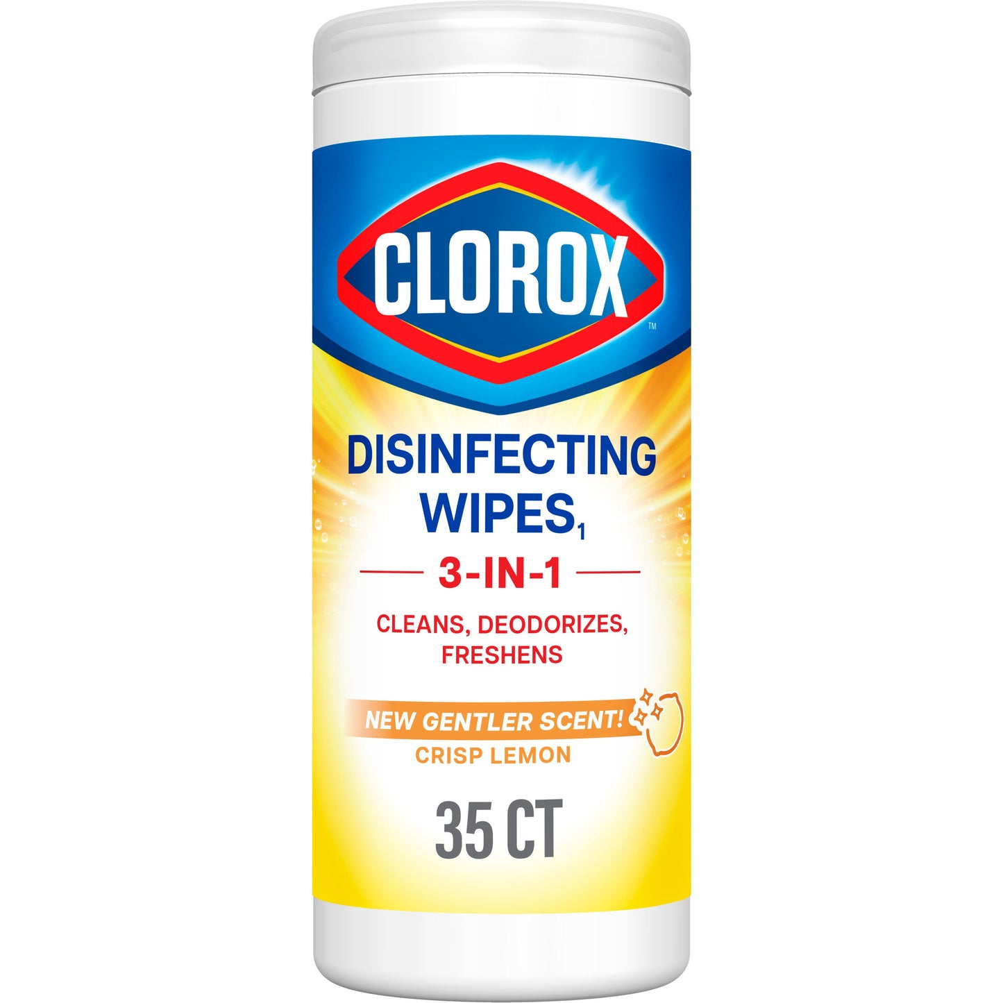 Clorox Disinfecting Bleach Free Cleaning Wipes - Crisp Lemon