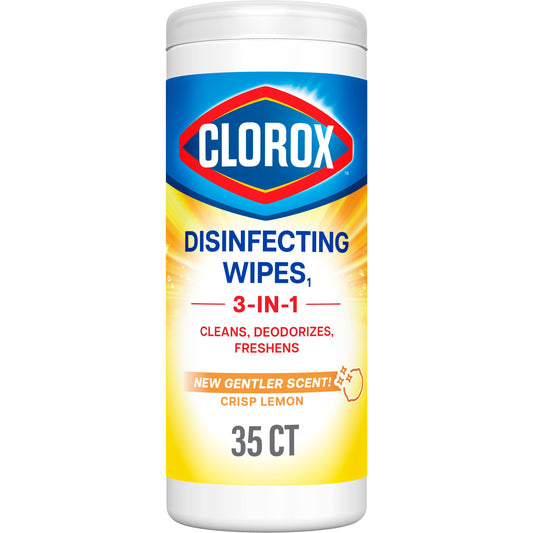 Clorox Disinfecting Bleach Free Cleaning Wipes - Crisp Lemon