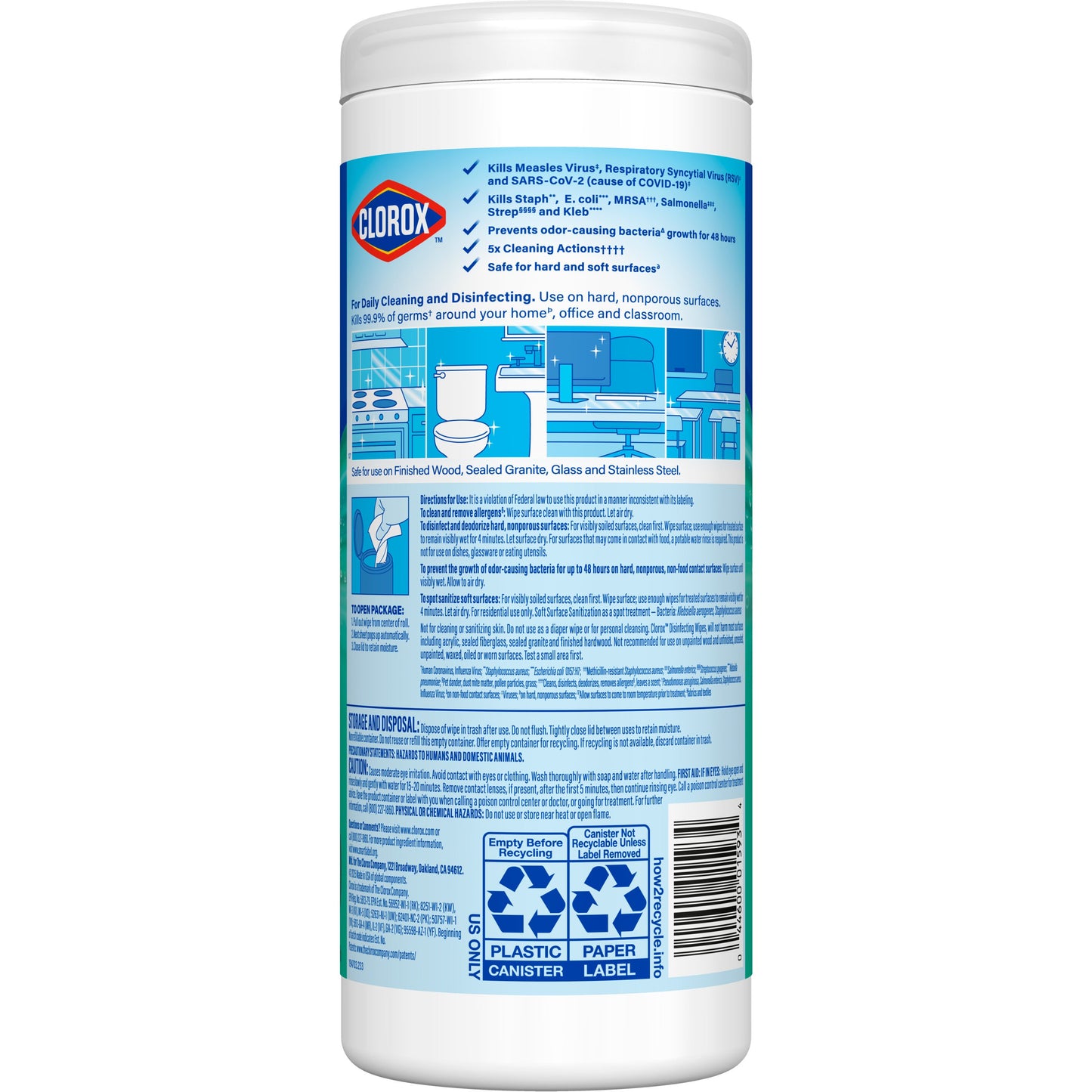 Clorox Disinfecting Bleach Free Cleaning Wipes - Fresh Scent