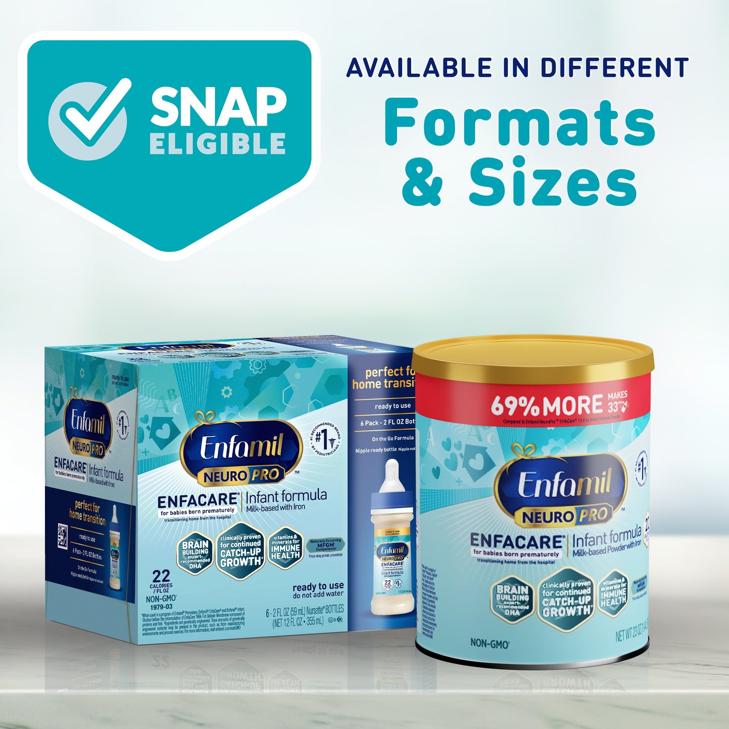 Enfamil NeuroPro EnfaCare Powder Premature Baby Formula with Iron