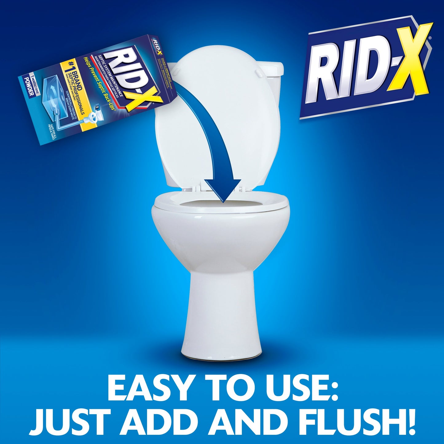 RID-X Septic Tank Treatment, 1 Month Supply Of Powder