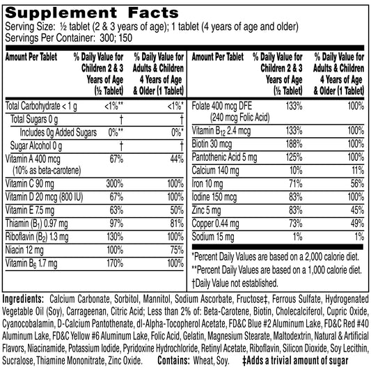 Flintstones Children's Complete Multivitamin Chewable Tablets
