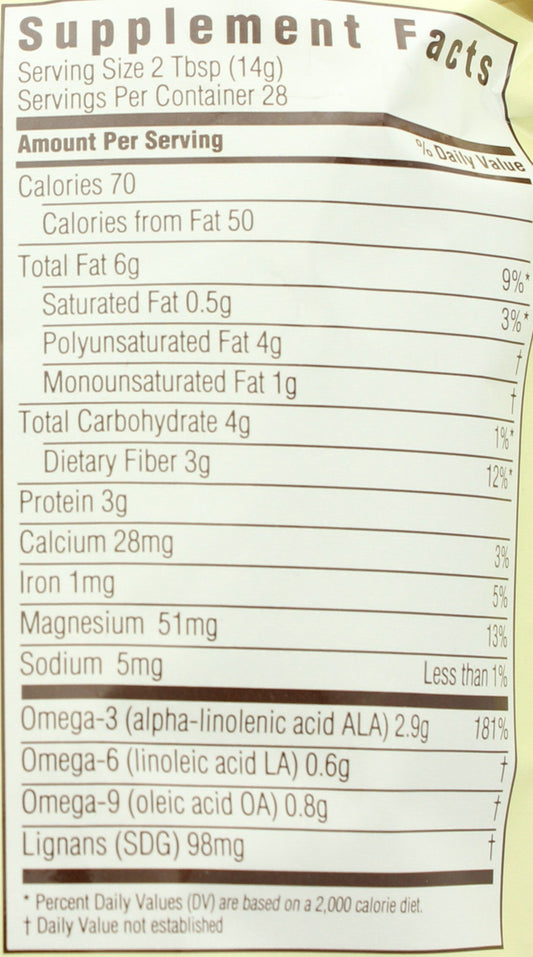 Spectrum Essentials Organic Ground Premium Flaxseed