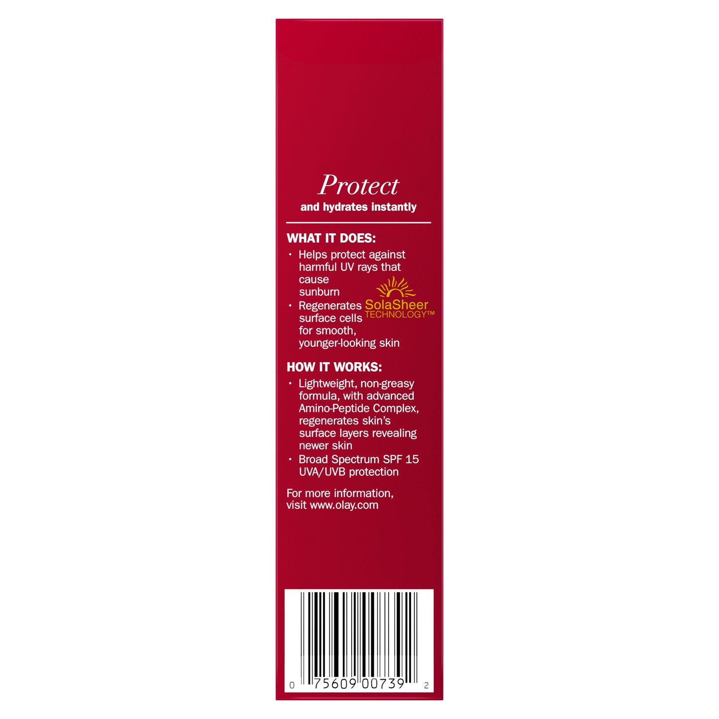 Olay Regenerist Regenerating Face Lotion with SPF 15