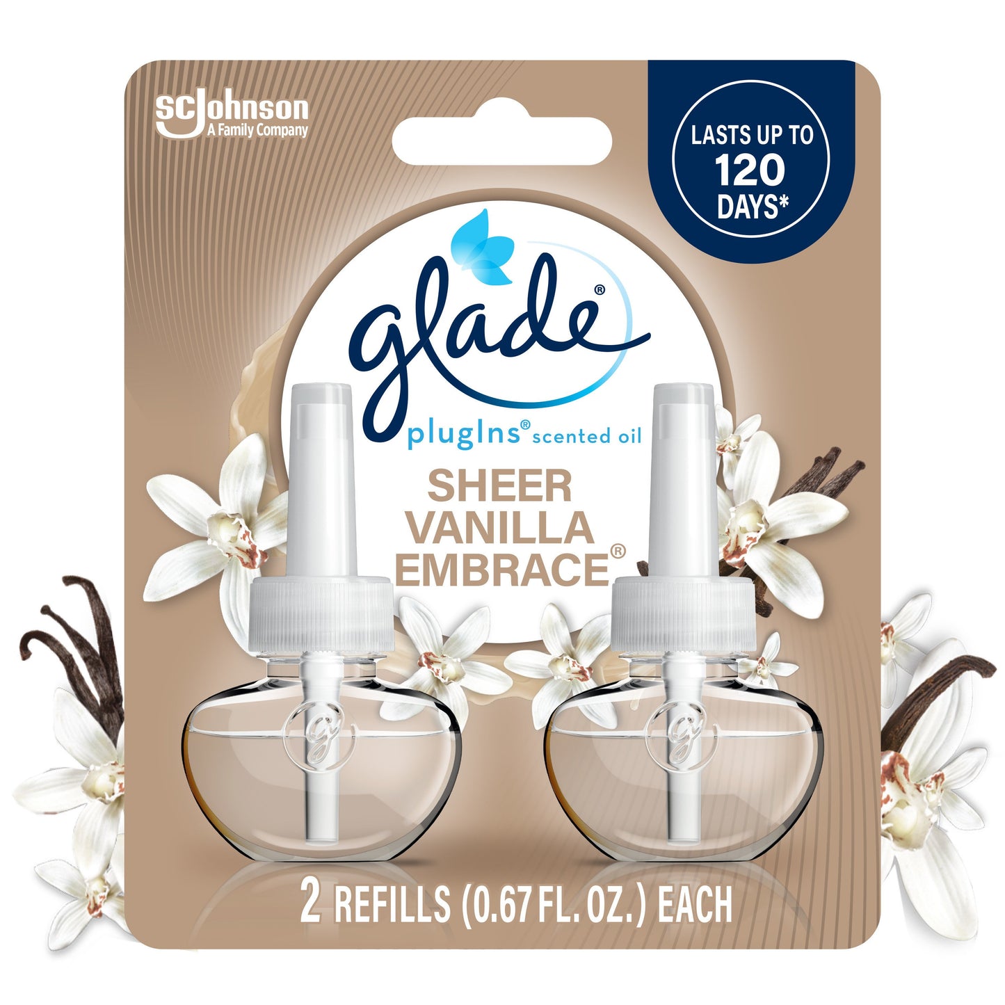 Glade PlugIns Scented Oil Air Freshener Refills - Sheer Vanilla Embrace