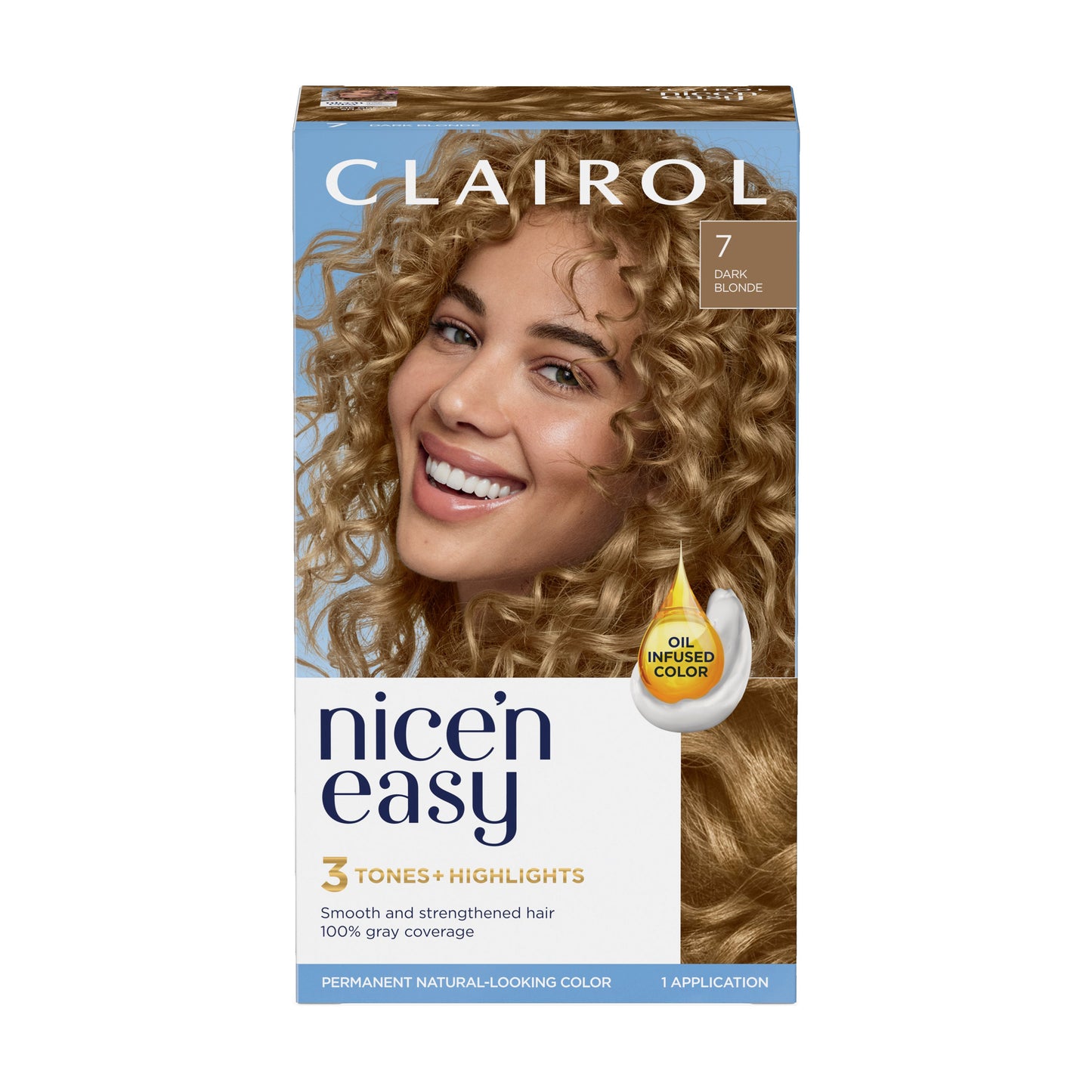 Clairol Nice 'N Easy Permanent Hair Color - 7 Dark Blonde