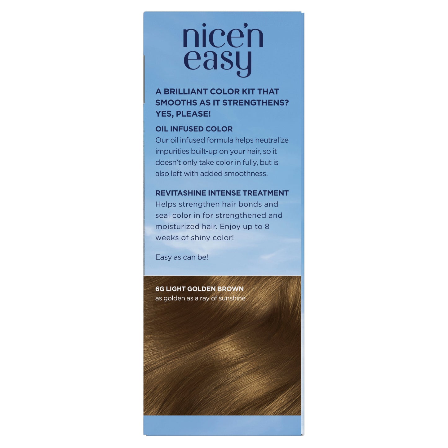 Clairol Nice 'N Easy Permanent Hair Color - 6G Light Golden Brown