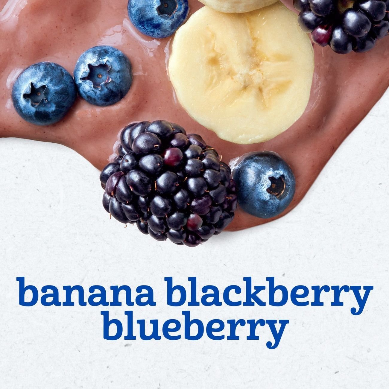 Gerber Stage 2 Baby Food - Banana Blackberry & Blueberry, 4 oz Tubs