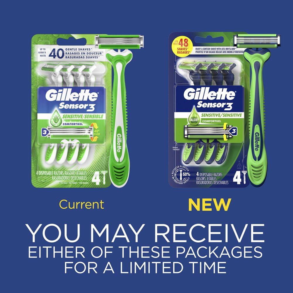 Gillette Sensor3 Sensitive Disposable Razors