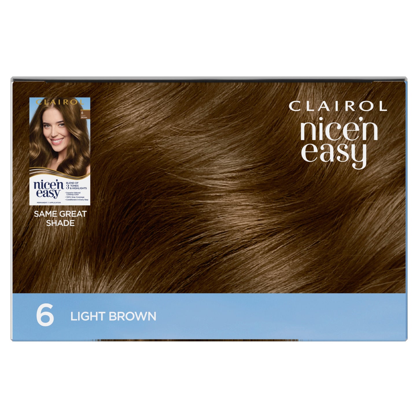Clairol Nice 'N Easy Permanent Hair color - 6 Light Brown