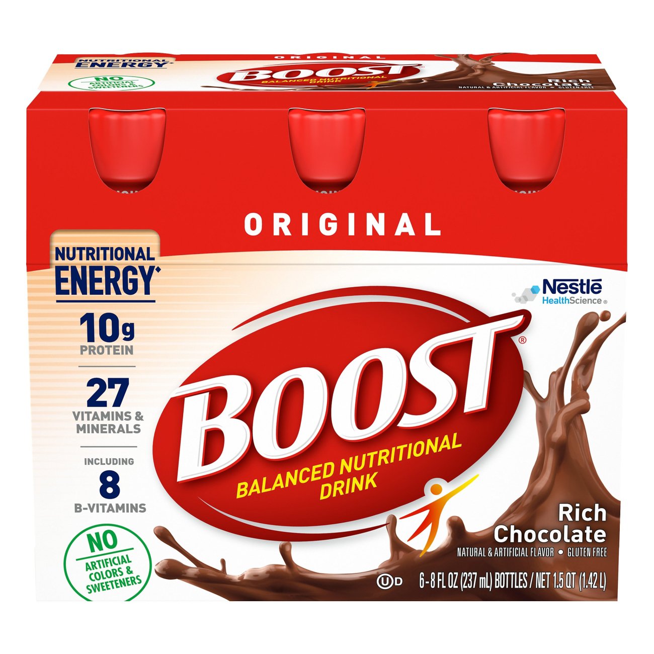 BOOST Original Complete Nutritional Drink 6 pk Rich Chocolate