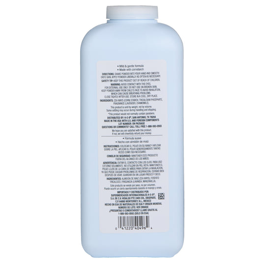Hill Country Fare Cornstarch Baby Powder - Lavender & Chamomile