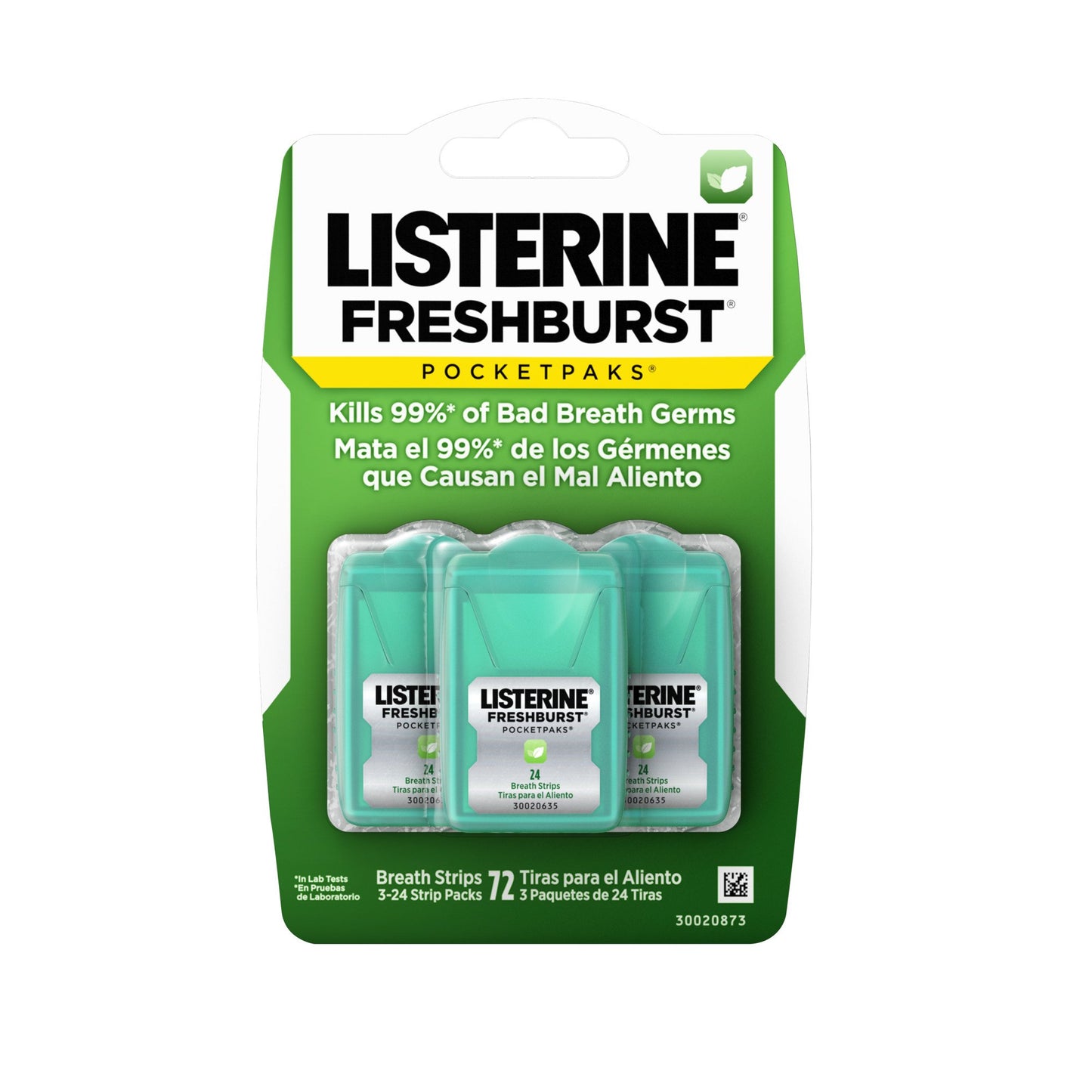 Listerine Freshburst Pocketpaks Breath Freshener Strips