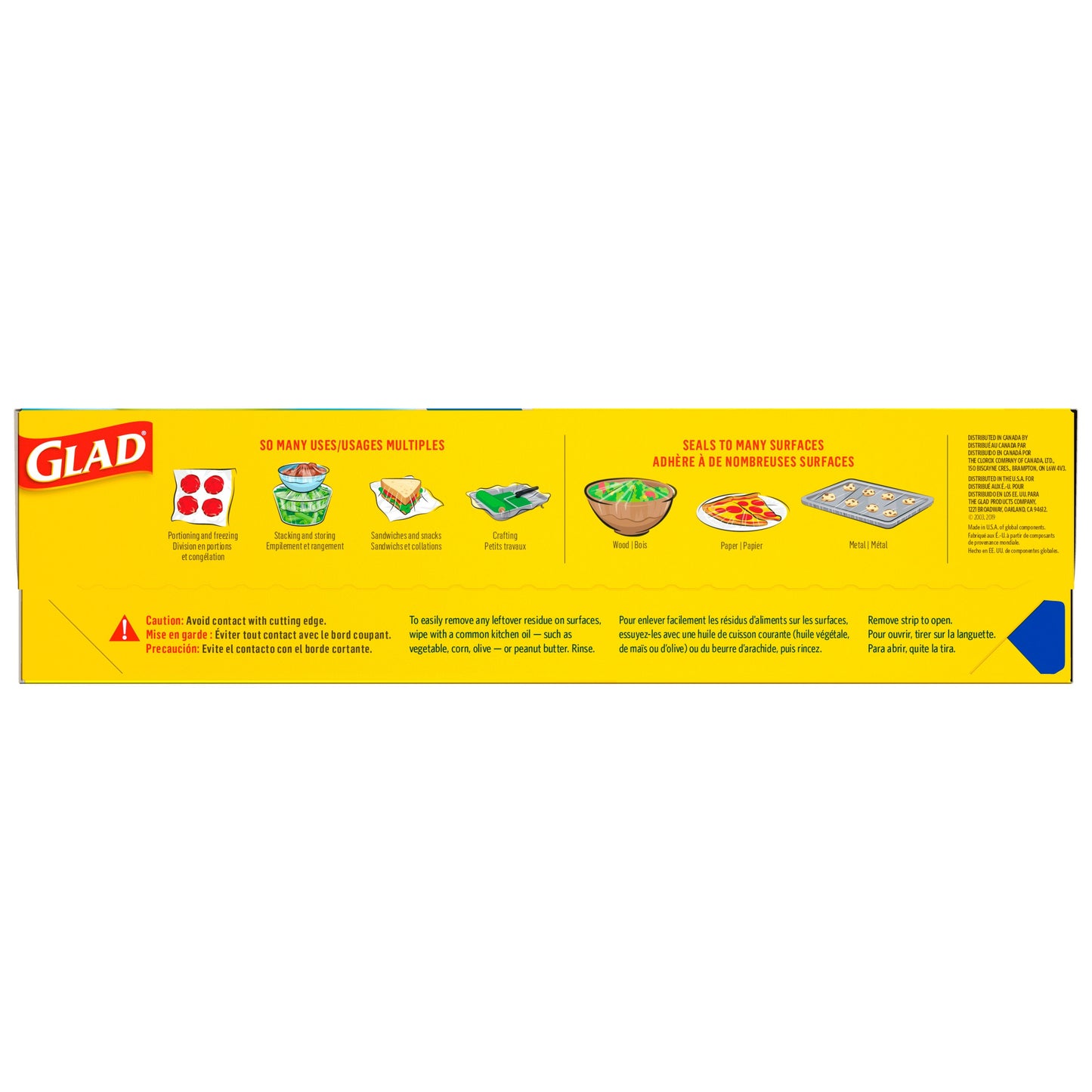 Glad Press'n Seal Sealable Plastic Wrap
