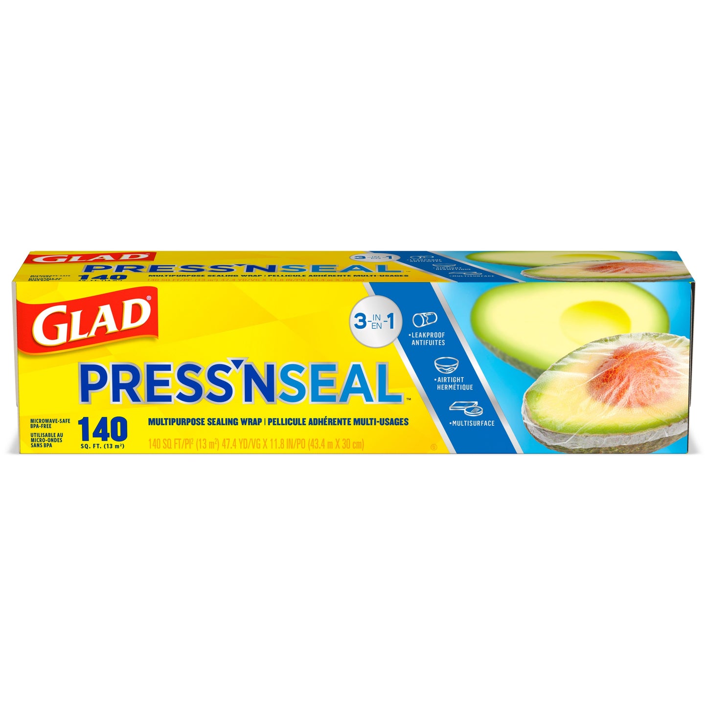 Glad Press'n Seal Sealable Plastic Wrap