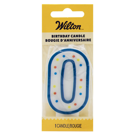Wilton Numeral 0 Party Candle