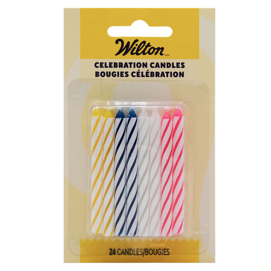 Wilton Assorted Colors Celebration Candles