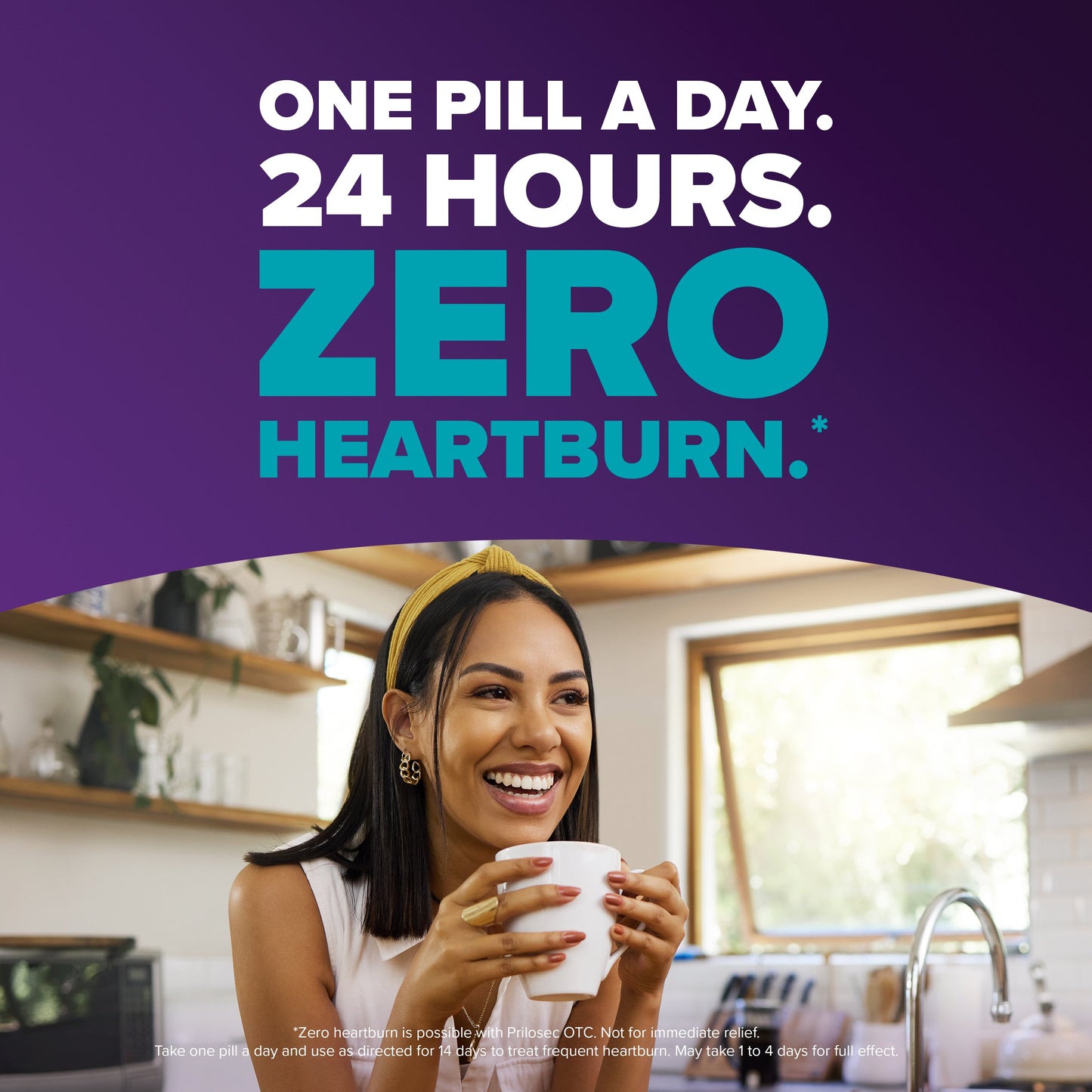 Prilosec OTC Omeprazole Delayed Release Tablets, Acid Reducer for Frequent Heartburn