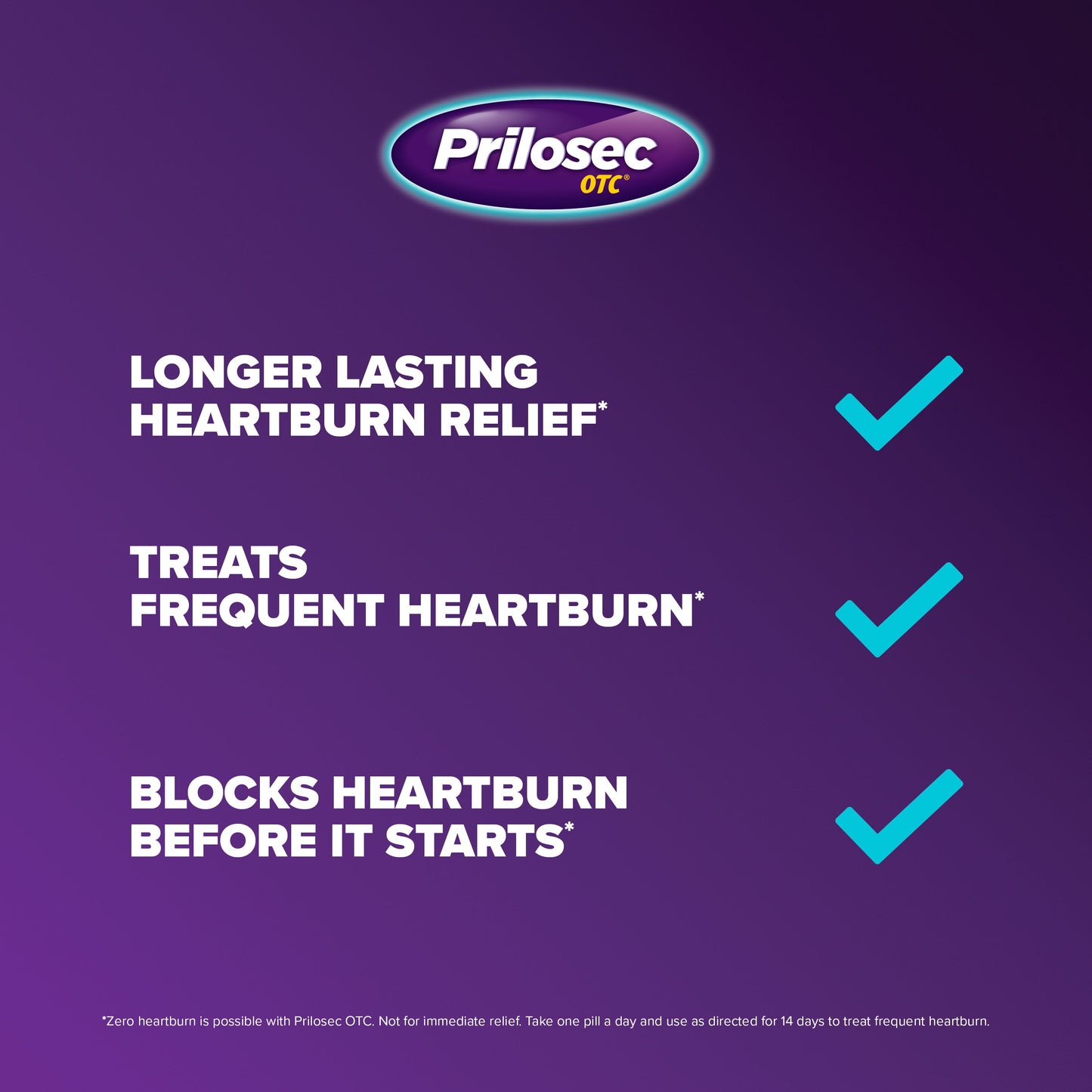 Prilosec OTC Omeprazole Delayed Release Tablets, Acid Reducer for Frequent Heartburn
