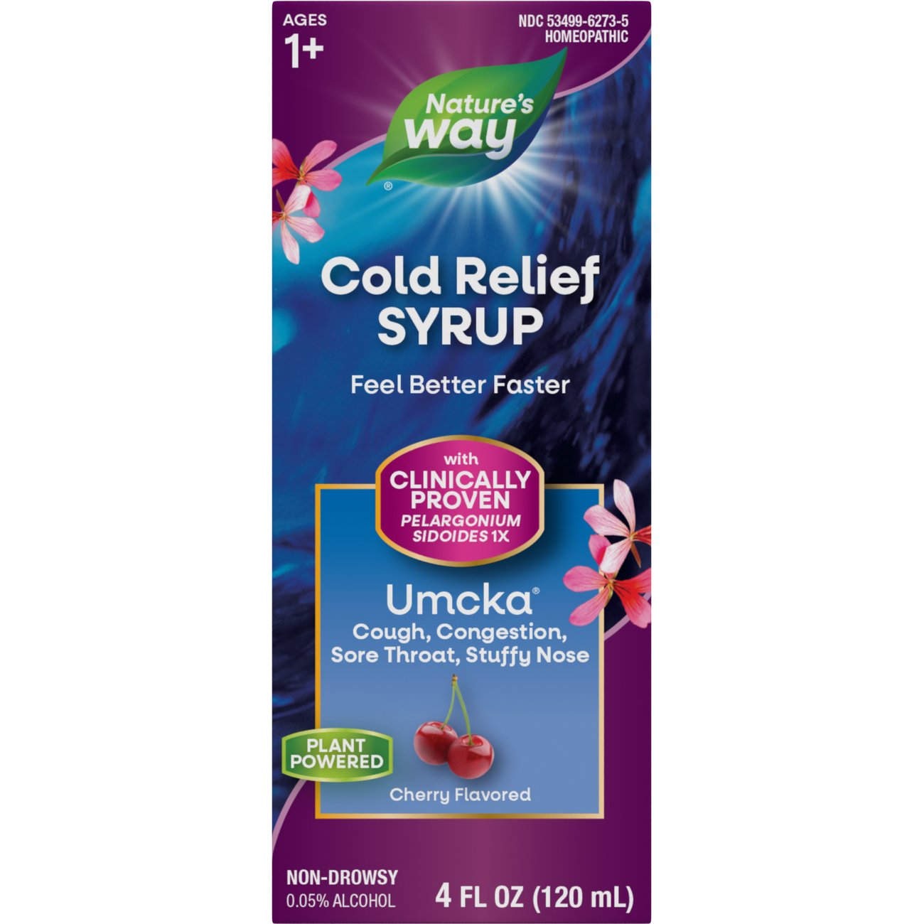 Nature's Way Kids' Umcka Cold Relief Syrup - Cherry Flavor