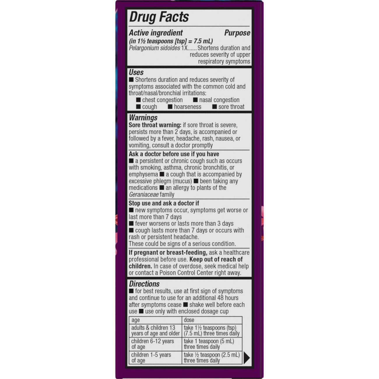 Nature's Way Kids' Umcka Cold Relief Syrup - Cherry Flavor