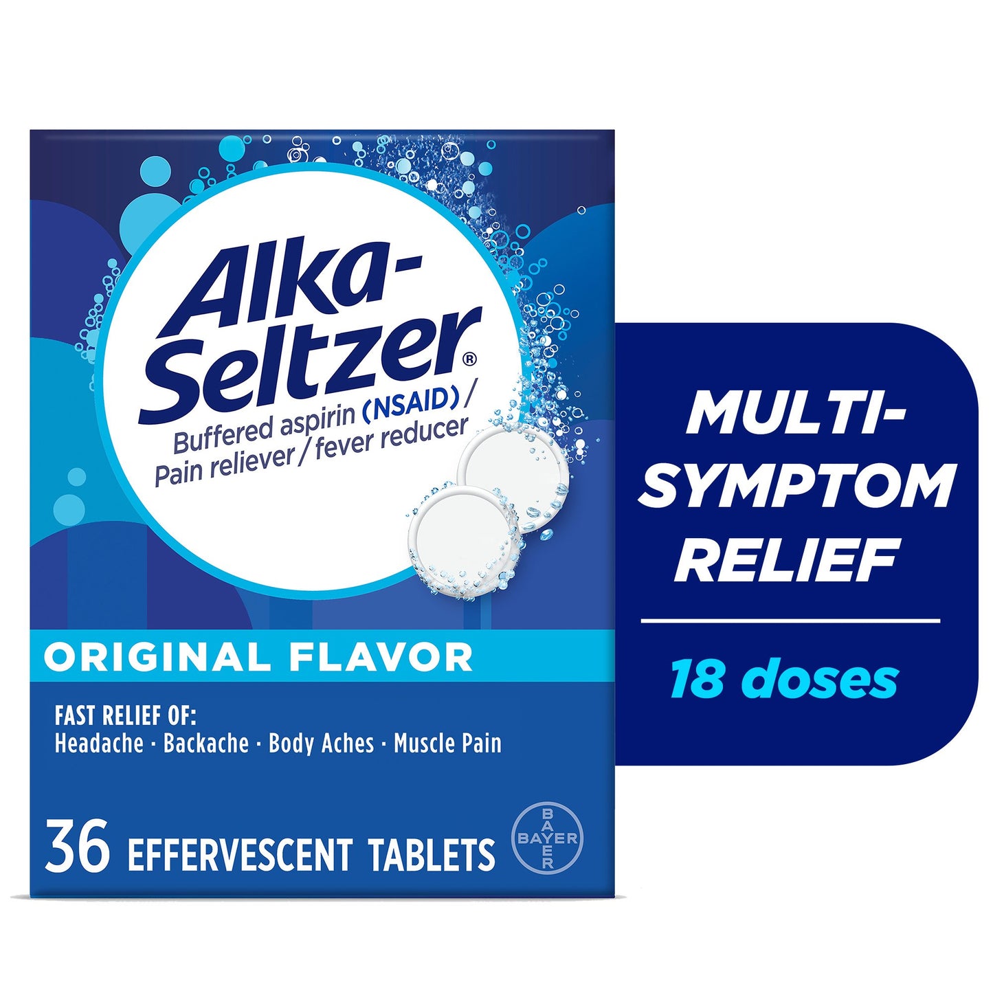 Alka-Seltzer Pain & Fever Relief Effervescent Tablets - Orginal