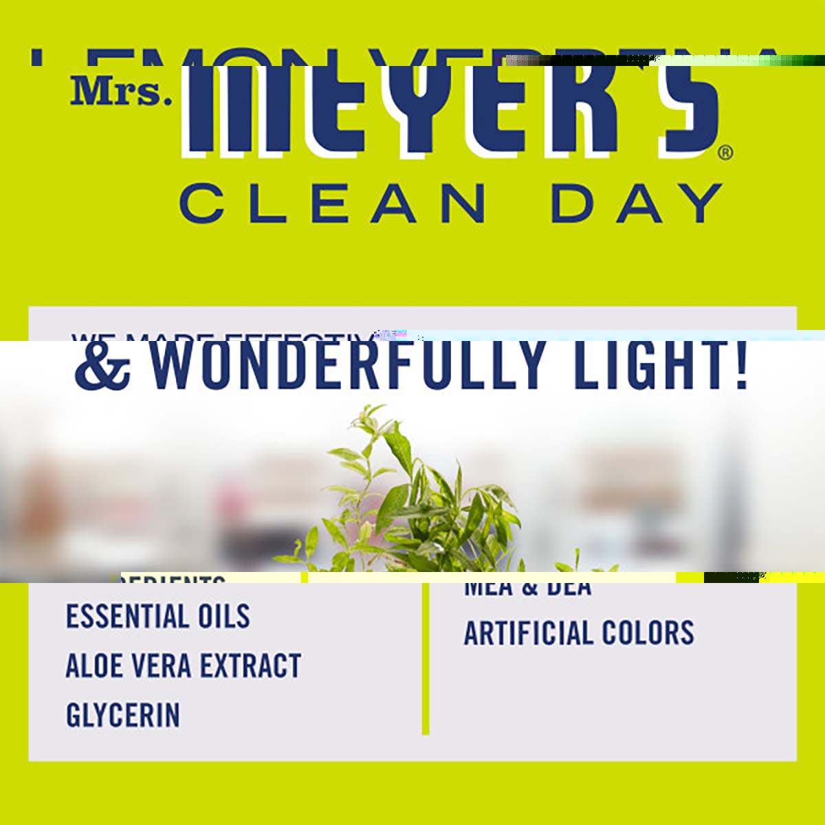 Mrs. Meyer's Clean Day Lemon Verbena Scent Dish Soap