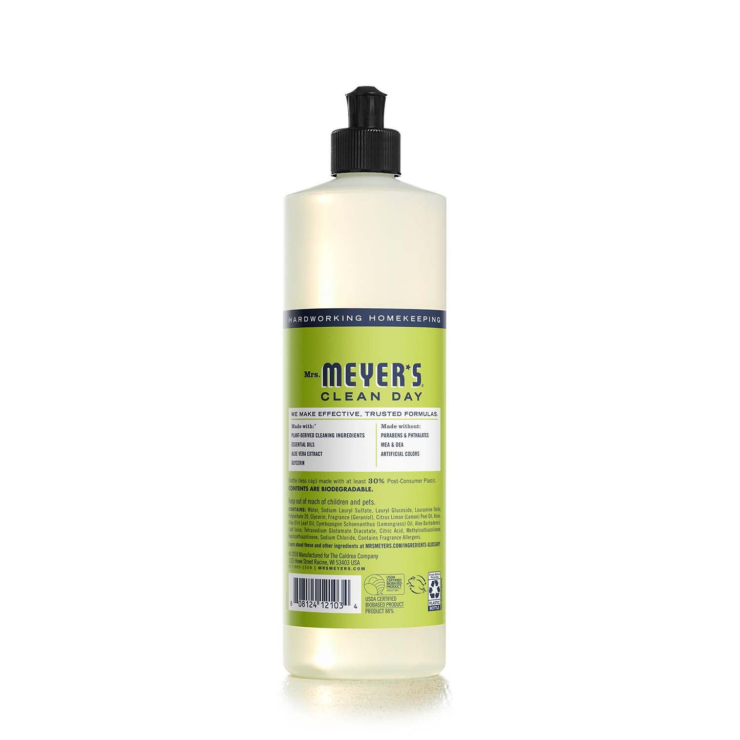 Mrs. Meyer's Clean Day Lemon Verbena Scent Dish Soap
