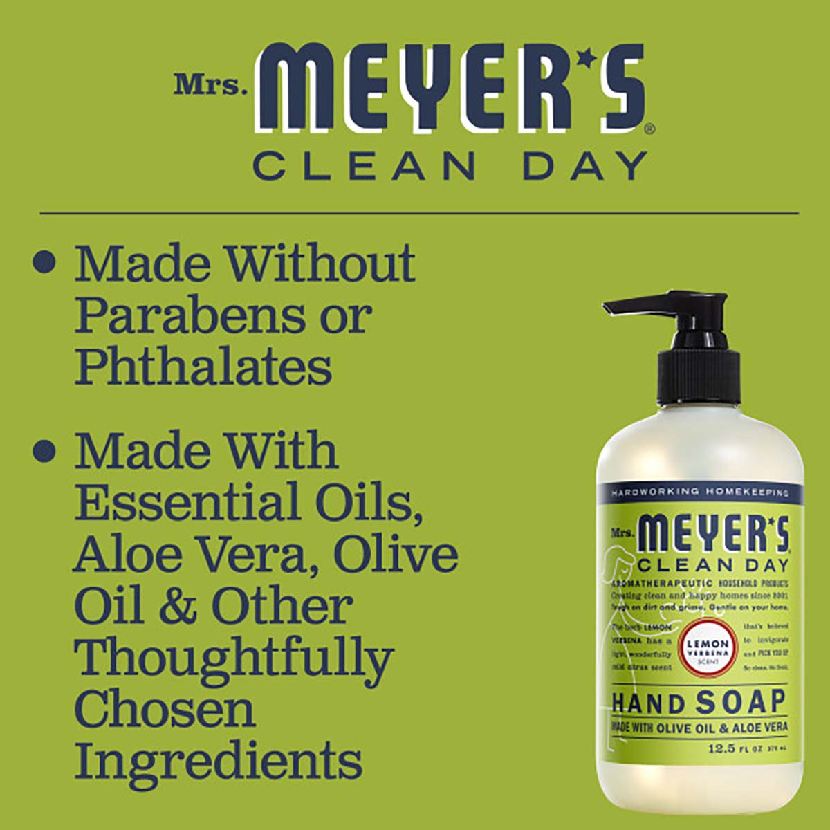 Mrs. Meyer's Clean Day Lemon Verbena Liquid Hand Soap