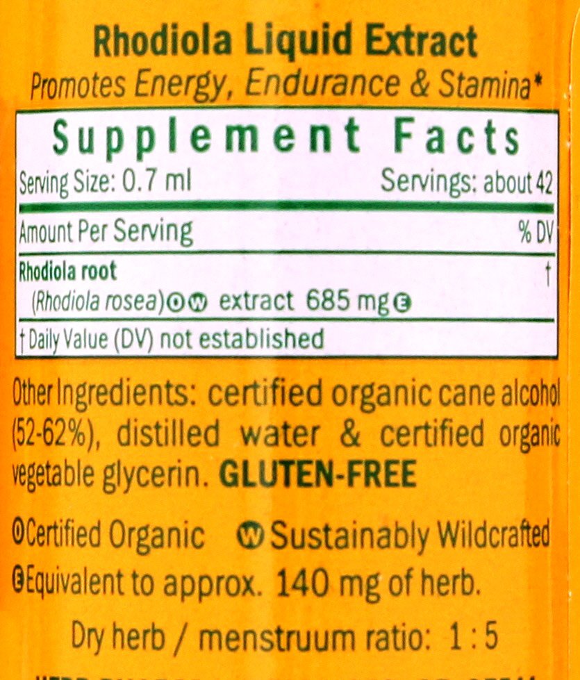 Herb Pharm Whole Root Rhodiola Liquid Extract