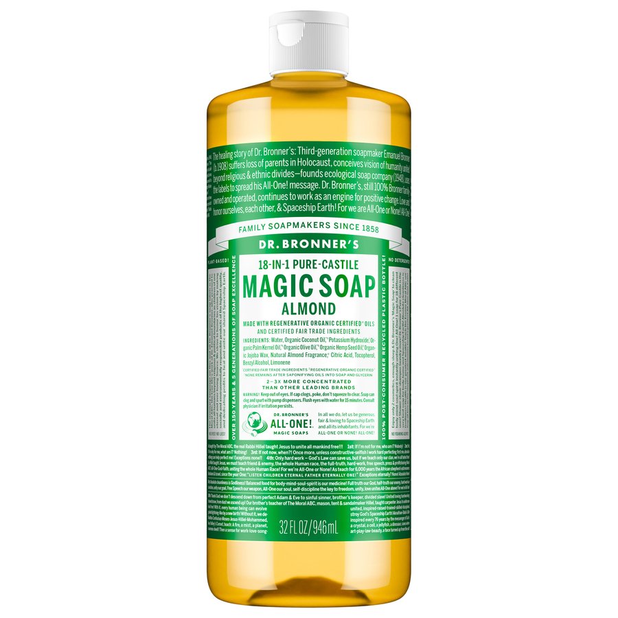Dr. Bronner's Magic Soaps 18-in-1 Pure-Castile Soap - Hemp Almond