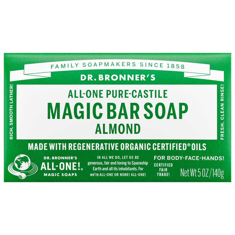 Dr. Bronner's Magic Soaps All-One Hemp Almond Pure-Castile Soap