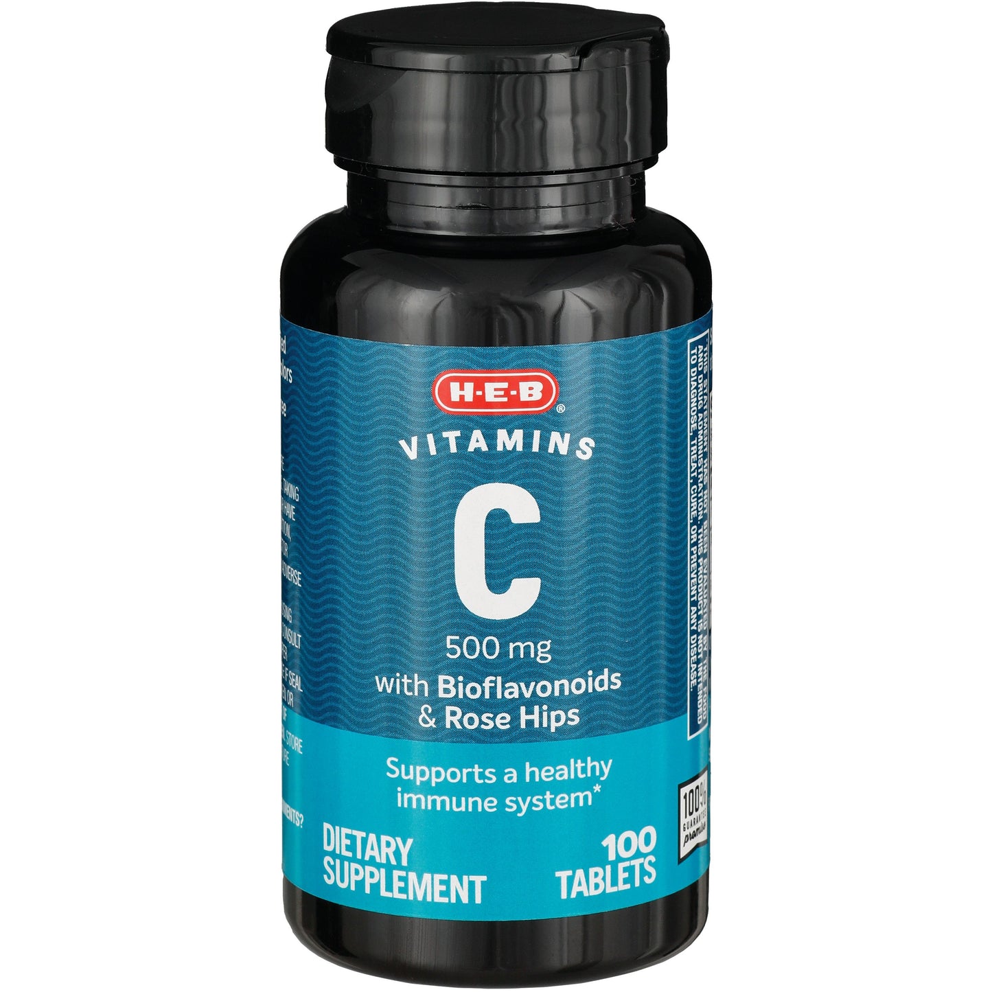 H-E-B Vitamins Vitamin C with Bioflavonoids & Rose Hips  500 mg Tablets