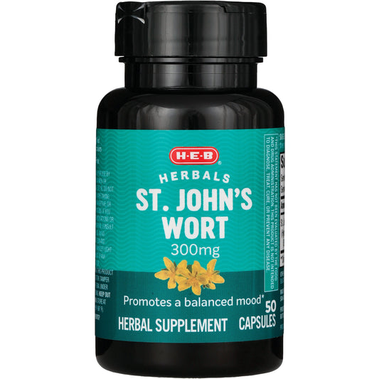 H-E-B Herbals St. John's Wort 300 mg Capsules